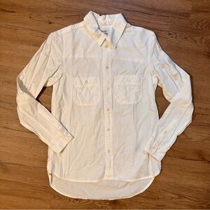 Madewell Classic Button-Up Shirt White Size XS